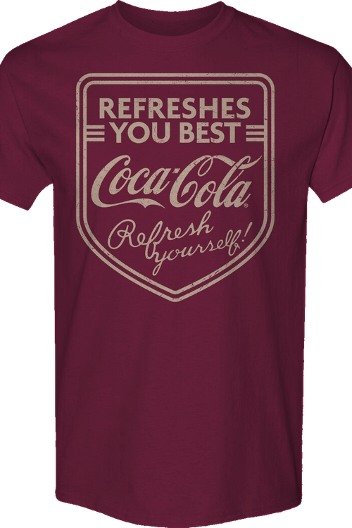 Refreshes You Best Coca-Cola T-Shirt