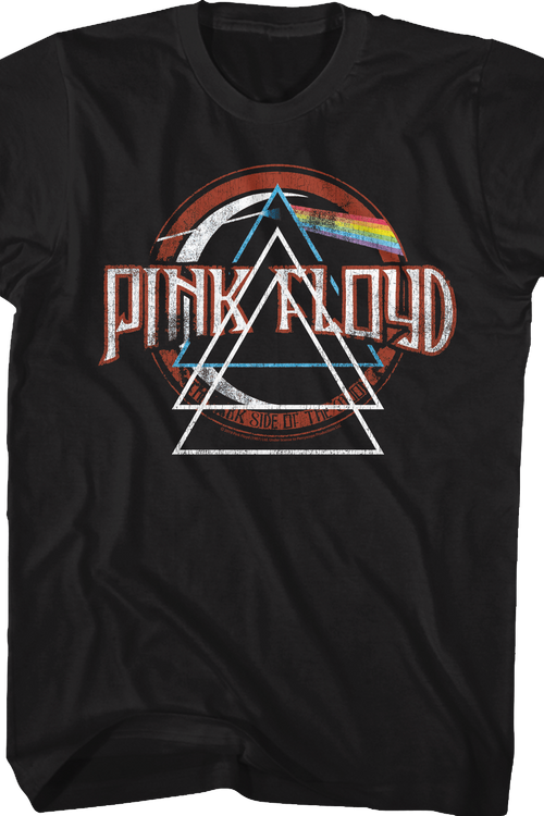 Repeated Prism Dark Side of the Moon Pink Floyd T-Shirt