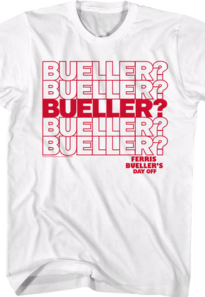 Repeating Name Ferris Bueller's Day Off T-Shirt