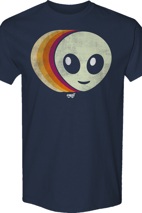 Retro Alien Face Emoji T-Shirt