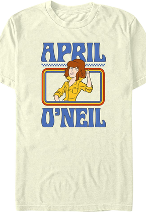 Retro April O'Neil Teenage Mutant Ninja Turtles T-Shirt