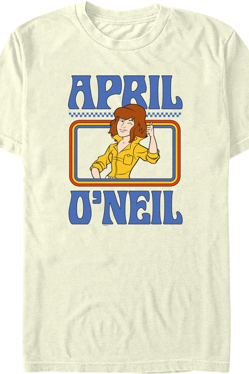 Retro April O'Neil Teenage Mutant Ninja Turtles T-Shirt