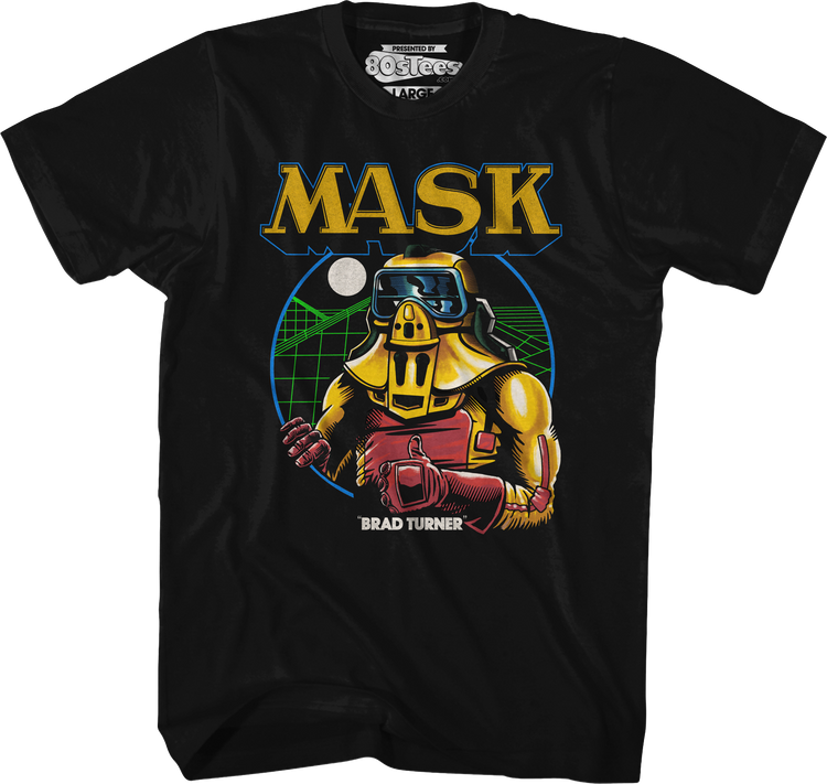 Retro Brad Turner MASK T-Shirt