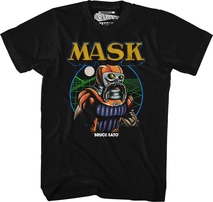 Retro Bruce Sato MASK T-Shirt