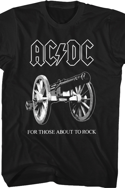 Retro Cannon For Those About To Rock ACDC T-Shirt