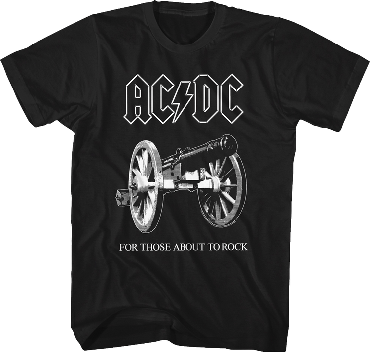 Retro Cannon For Those About To Rock ACDC T-Shirt