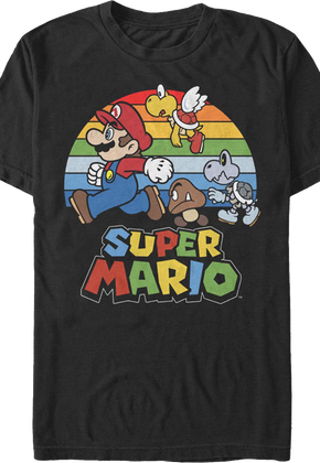 Retro Chase Super Mario Bros. T-Shirt