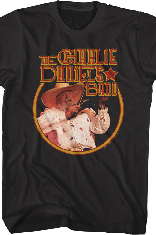 Retro Circle Charlie Daniels Band T-Shirt