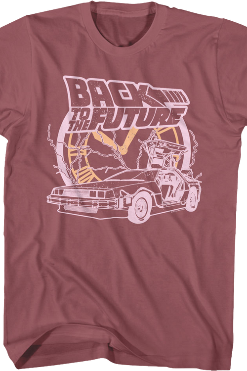 Retro Clock Collage Back To The Future T-Shirt