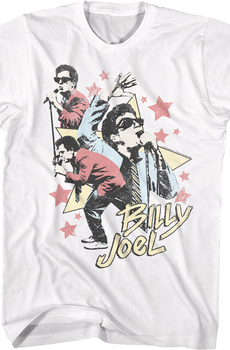 Retro Collage Billy Joel T-Shirt