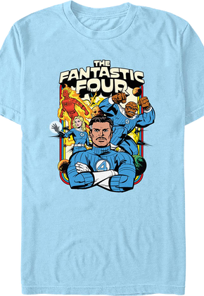 Retro Collage Fantastic Four T-Shirt