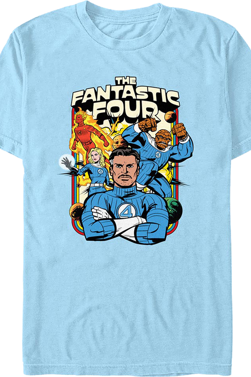 Retro Collage Fantastic Four T-Shirt