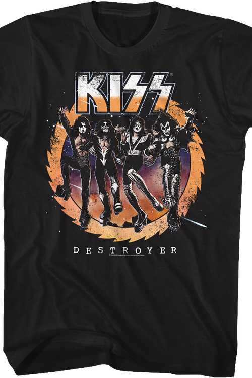 Retro Destroyer KISS T-Shirt