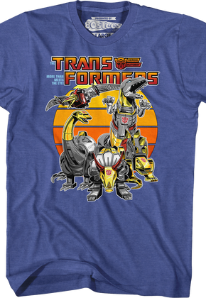 Retro Dinobots Transformers T-Shirt