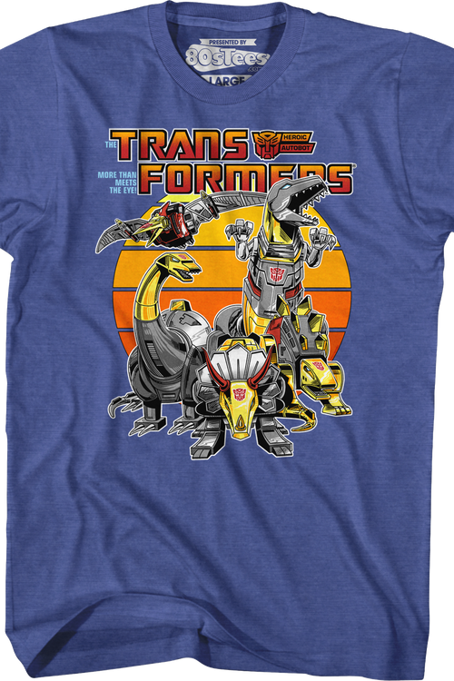 Retro Dinobots Transformers T-Shirt