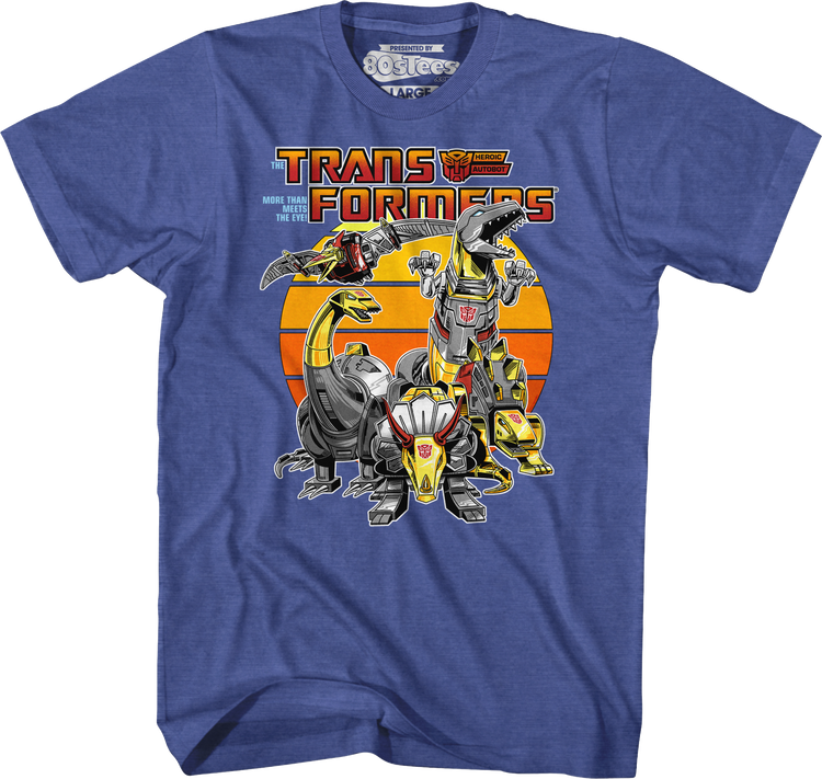 Retro Dinobots Transformers T-Shirt