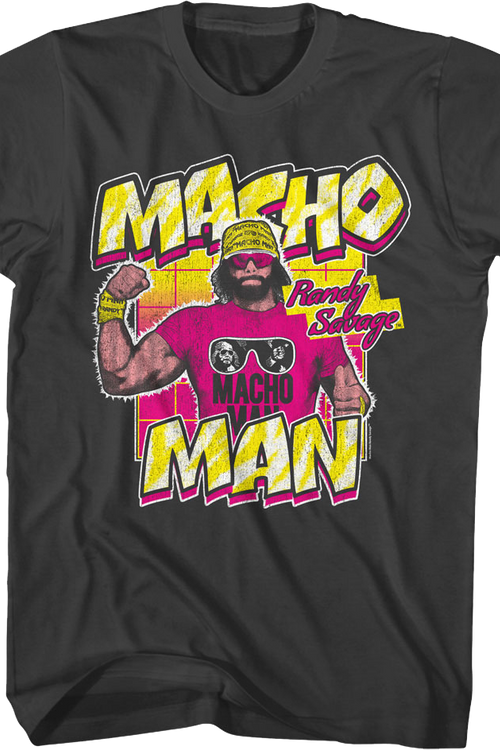 Retro Flex Macho Man Randy Savage T-Shirt