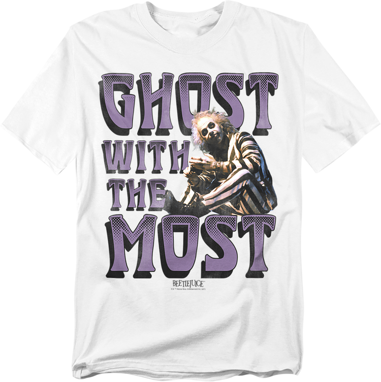 Retro Ghost With The Most Beetlejuice T-Shirt