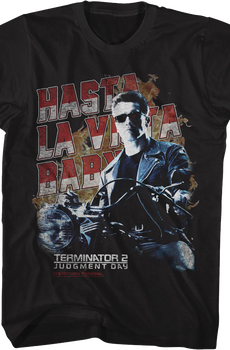 Retro Hasta La Vista Baby Terminator 2: Judgment Day T-Shirt