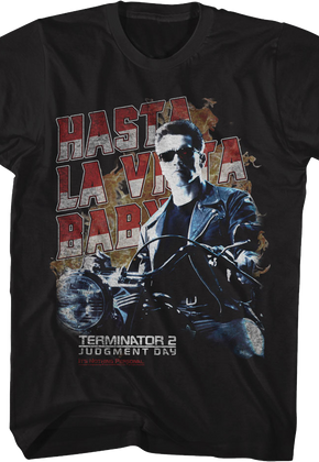 Retro Hasta La Vista Baby Terminator 2: Judgment Day T-Shirt