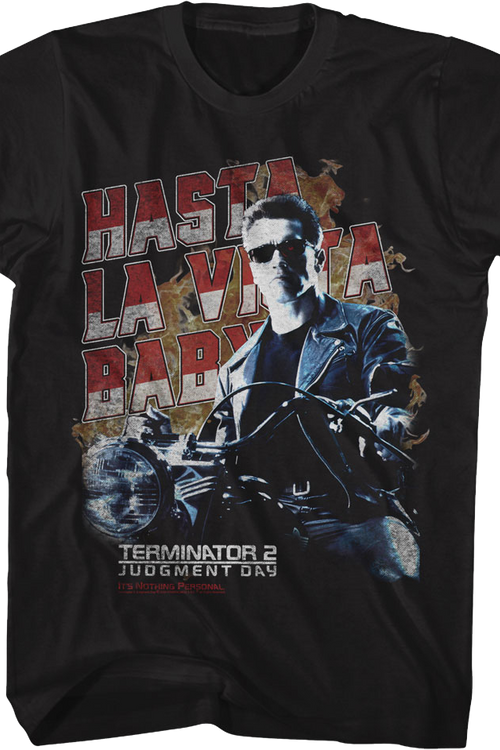 Retro Hasta La Vista Baby Terminator 2: Judgment Day T-Shirt