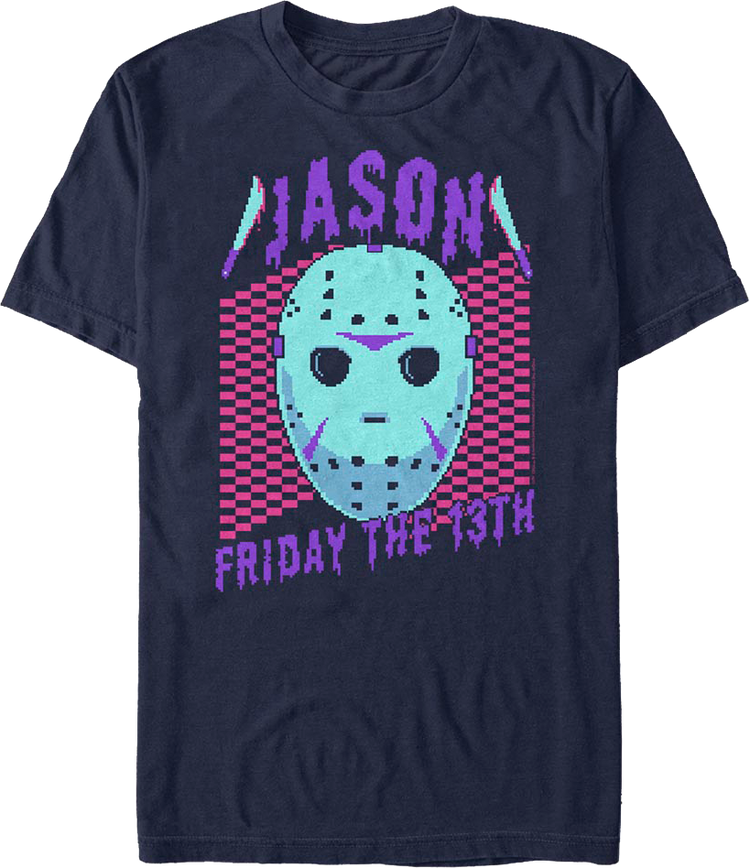 Retro Jason Hockey Mask Friday the 13th T-Shirt