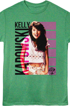 Retro Kelly Kapowski Photo Saved By The Bell T-Shirt