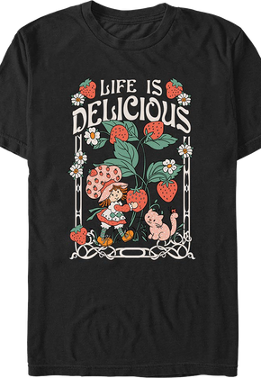 Life Is Delicious Strawberry Shortcake T-Shirt