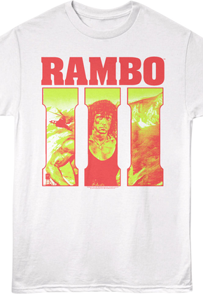 Retro Logo Rambo III T-Shirt