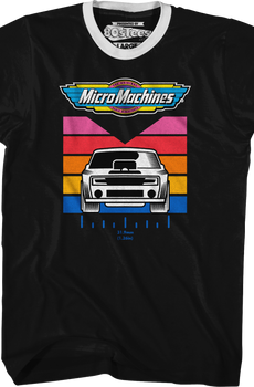 Retro Measurement Micro Machines Ringer Shirt