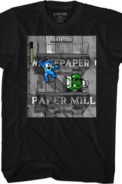 Paper Mill Mega Man T-Shirt