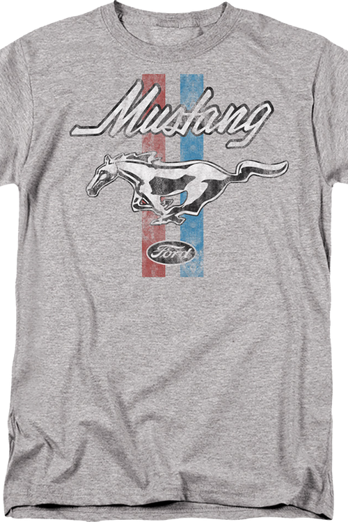 Retro Mustang Stripes Ford T-Shirt