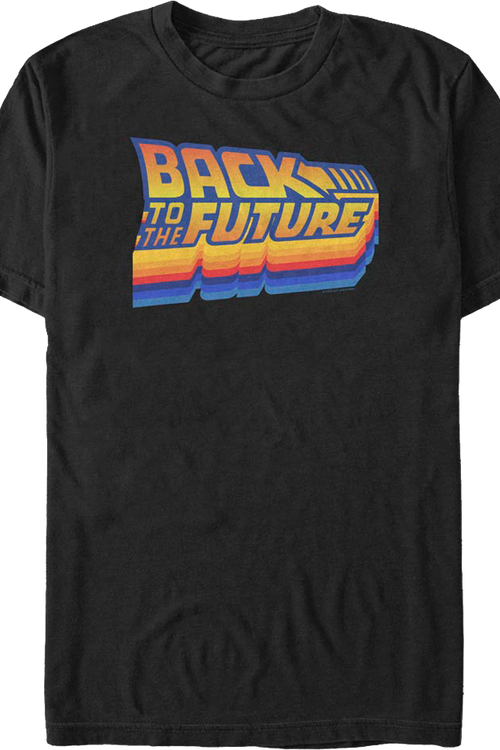 Retro New Wave Logo Back To The Future T-Shirt