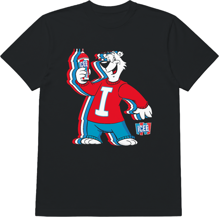 Retro Polar Bear Waves ICEE T-Shirt