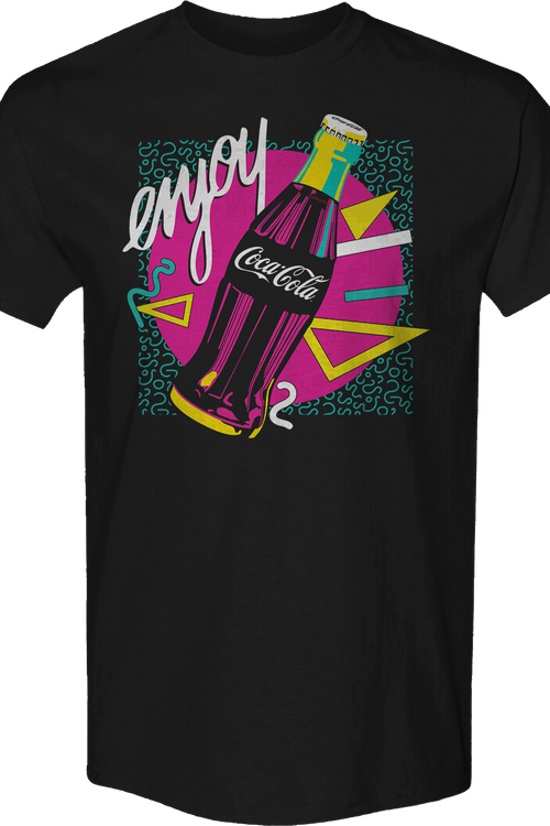 Retro Shapes Enjoy Coca-Cola T-Shirt