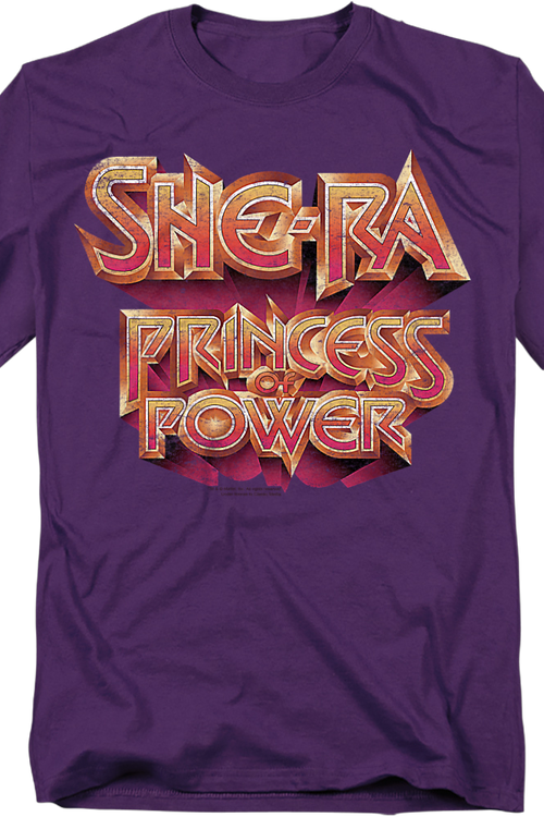 Retro She-Ra Princess of Power Masters of the Universe T-Shirt