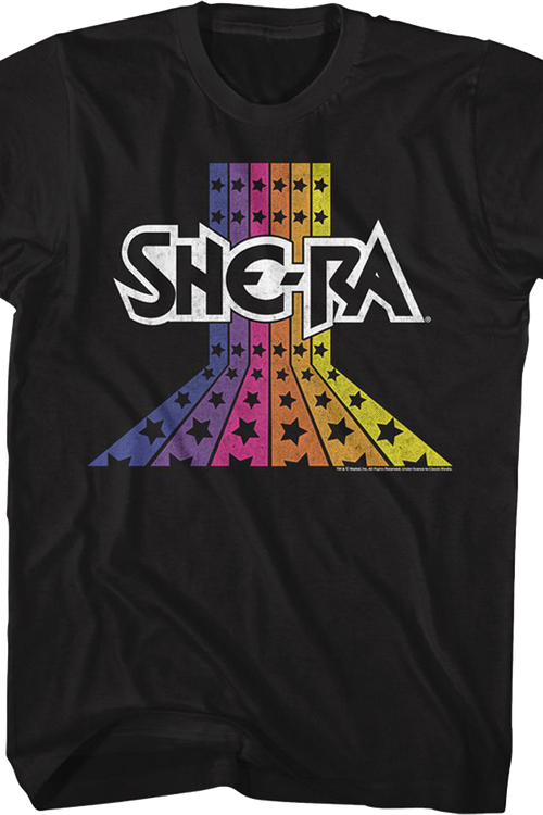 Retro She-Ra Stars Masters of the Universe T-Shirt