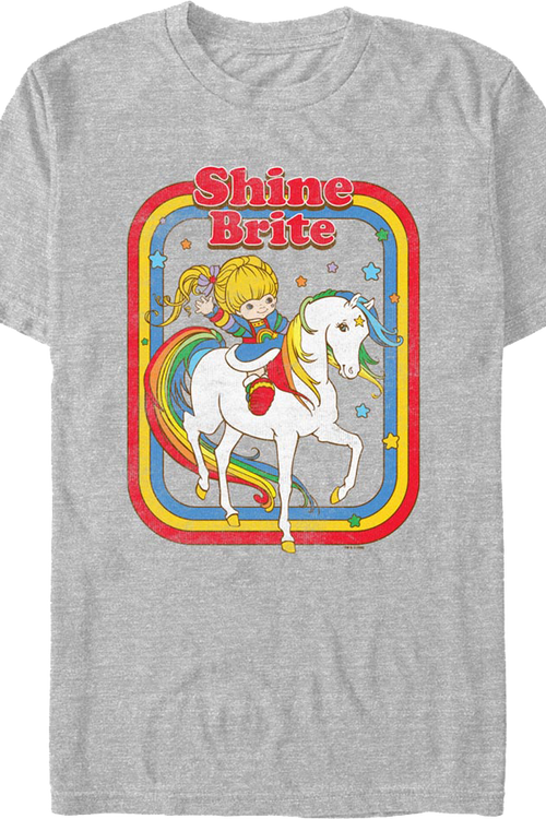 Heather Retro Shine Brite Rainbow Brite T-Shirt
