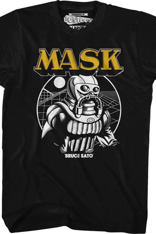 Retro Simple Bruce Sato MASK T-Shirt