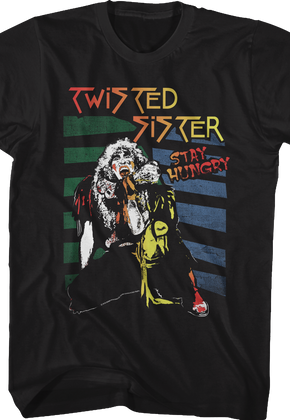Retro Stay Hungry Twisted Sister T-Shirt