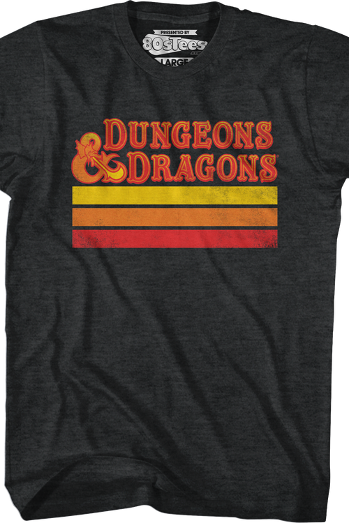 Retro Stripes Dungeons & Dragons T-Shirt