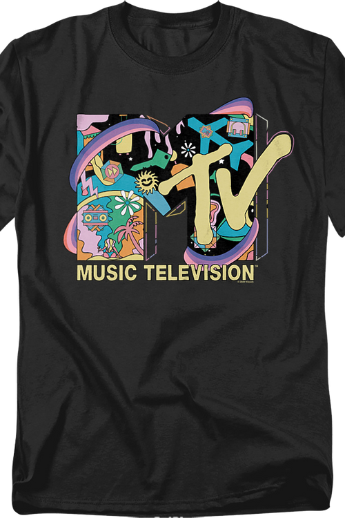 Retro Vacation Logo MTV T-Shirt