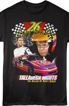 Ricky Bobby Laughing Clown Collage Talladega Nights T-Shirt