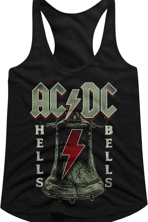 Ladies Ringin' Hells Bells ACDC Racerback Tank Top
