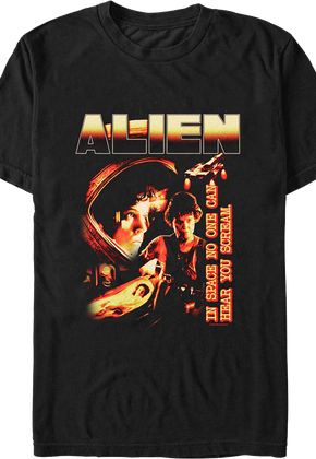Ripley In Space No One Can Hear You Scream Alien T-Shirt