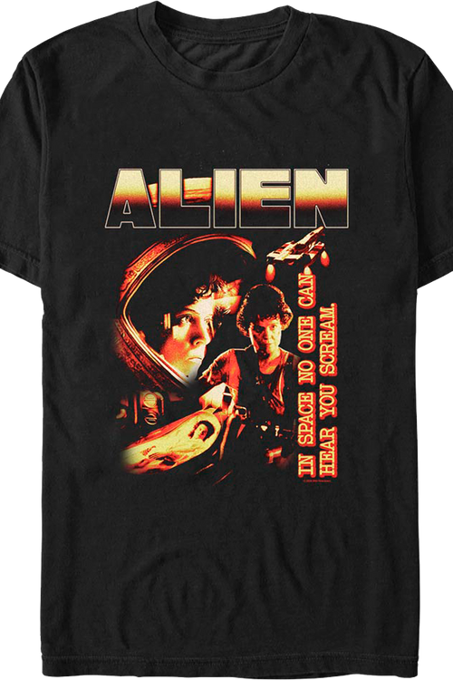 Ripley In Space No One Can Hear You Scream Alien T-Shirt
