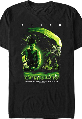 Ripley & Xenomorph Poster Alien T-Shirt