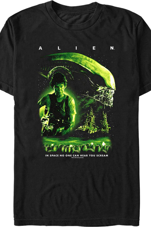 Ripley & Xenomorph Poster Alien T-Shirt