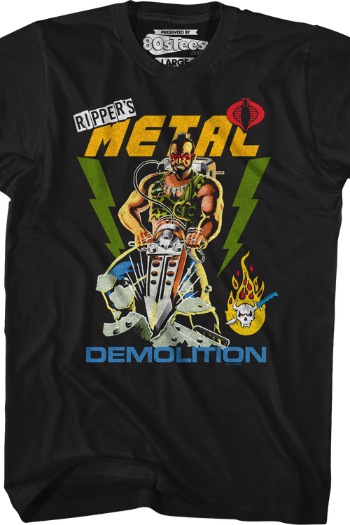 Ripper's Metal Demolition GI Joe T-Shirt