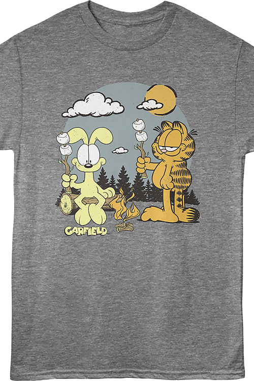 Roasting Marshmallows Garfield T-Shirt